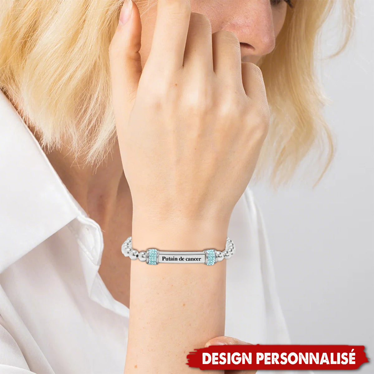 Bracelet de Force et d’Espoir – Lutte contre le Cancer de l’Ovaire