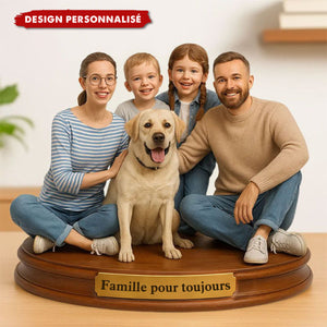 Plaque Photo Familiale Personnalisée – Un Cadeau Unique pour la Famille