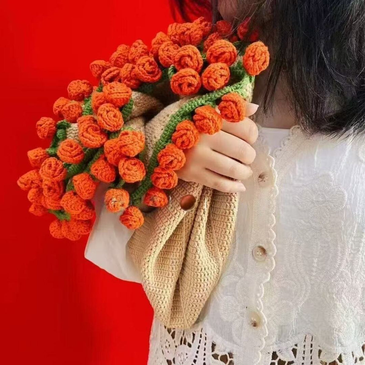 Couverture-bouquet personnalisée faite main