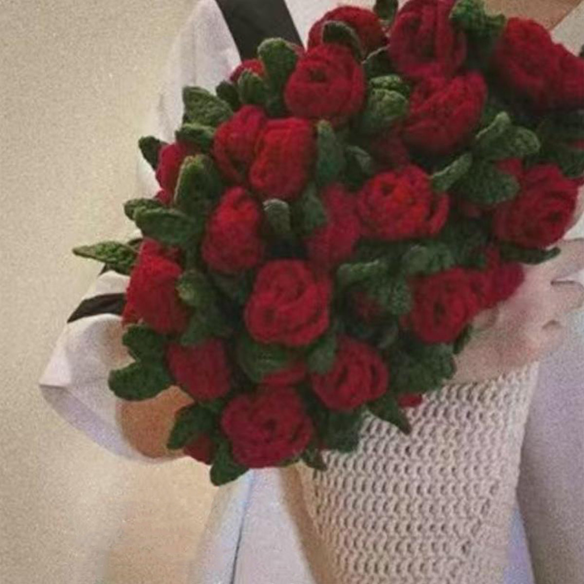 Couverture-bouquet personnalisée faite main