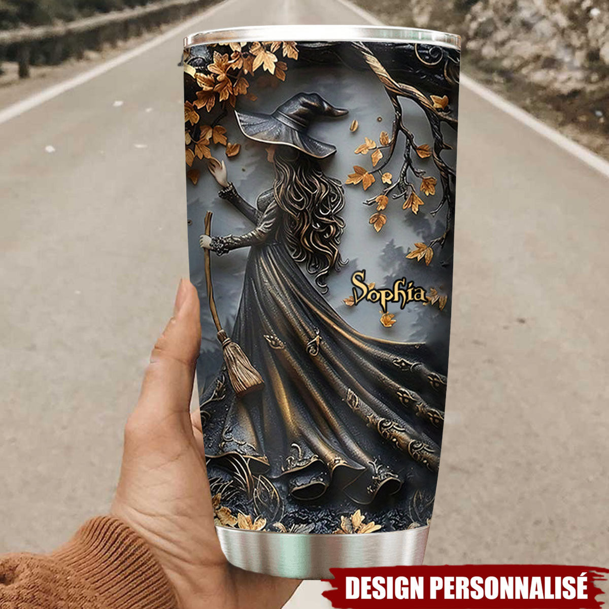 Gobelet Sorcière Personnalisé - Élégance Mystique et Originalité