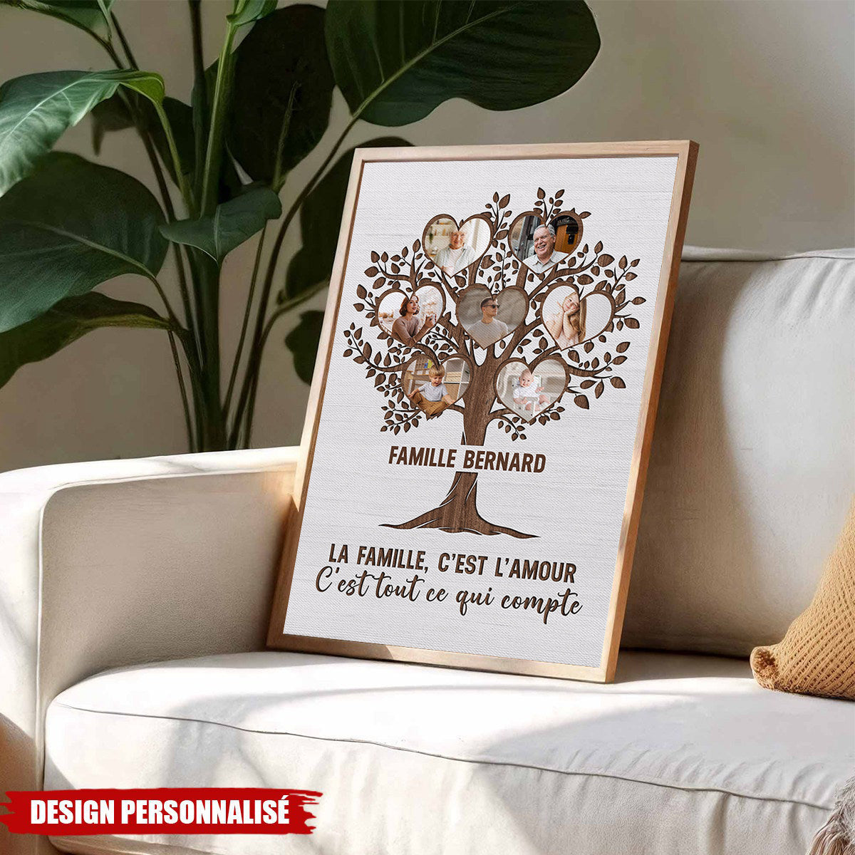 Affiche Personnalisée Famille – La Famille, C’est Tout Ce Qui Compte