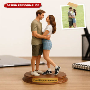 Plaque Photo Familiale Personnalisée – Un Cadeau Unique pour la Famille