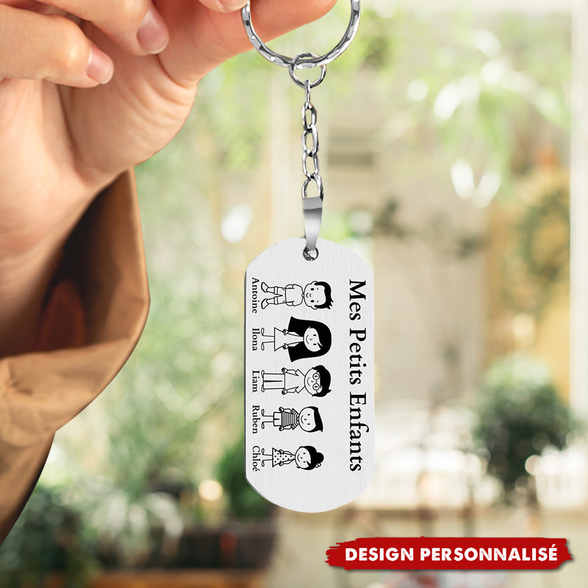 Porte-Clés Personnalisé – Mes Petits Enfants
