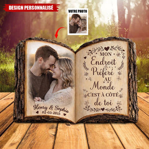 Plaque Couple Personnalisée – Cadeau d’Anniversaire Pour le Couple