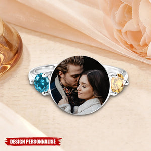 Bague Personnalisée avec Photo – Symbole de Votre Amour
