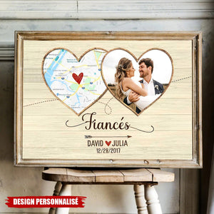 Affiche Personnalisée Couple – Le Lieu Où Tout a Commencé