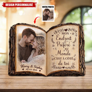 Plaque Couple Personnalisée – Cadeau d’Anniversaire Pour le Couple
