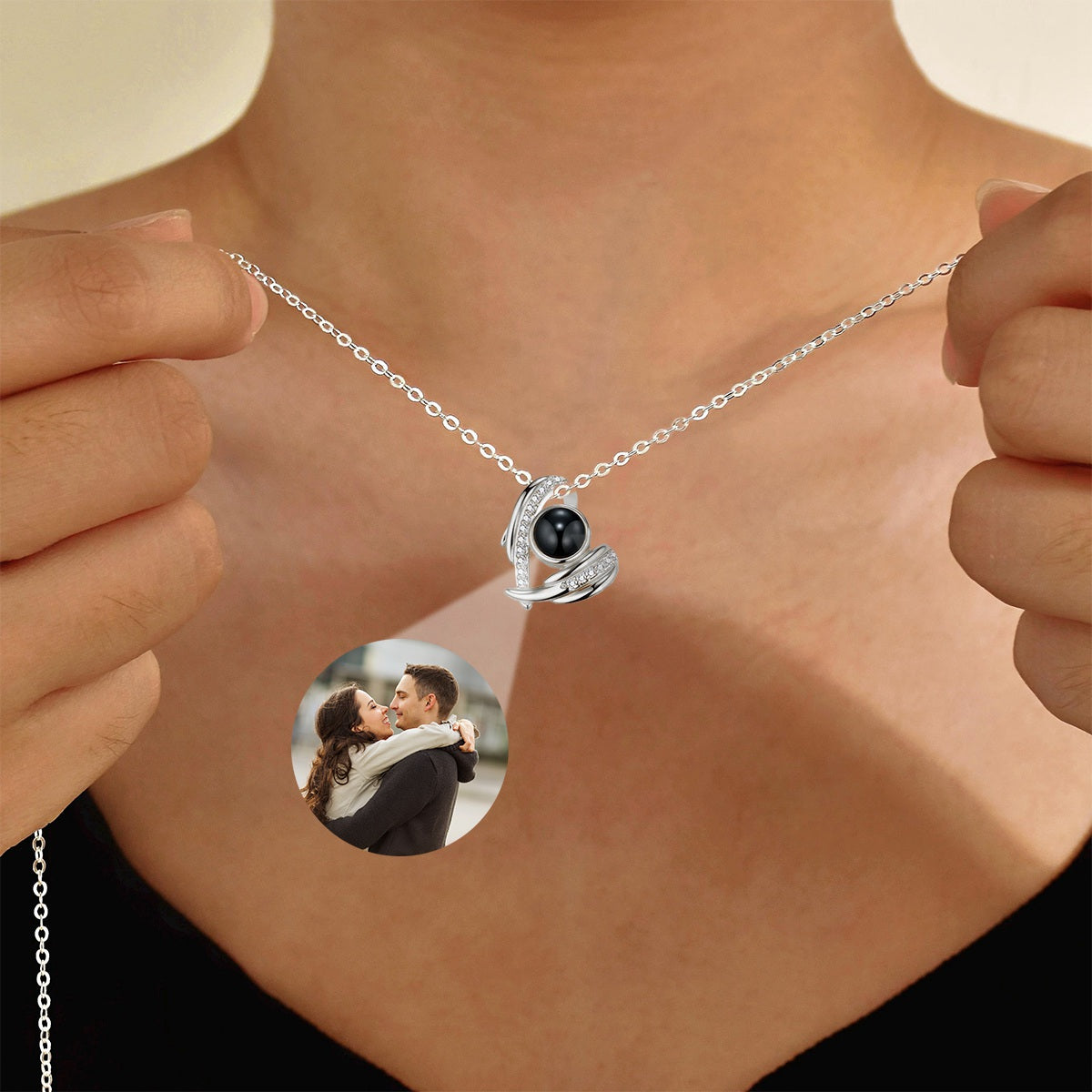 Collier Cœur Personnalisé avec Photo - Cadeau Émotionnel et Élégant
