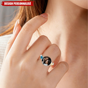 Bague Personnalisée avec Photo – Symbole de Votre Amour