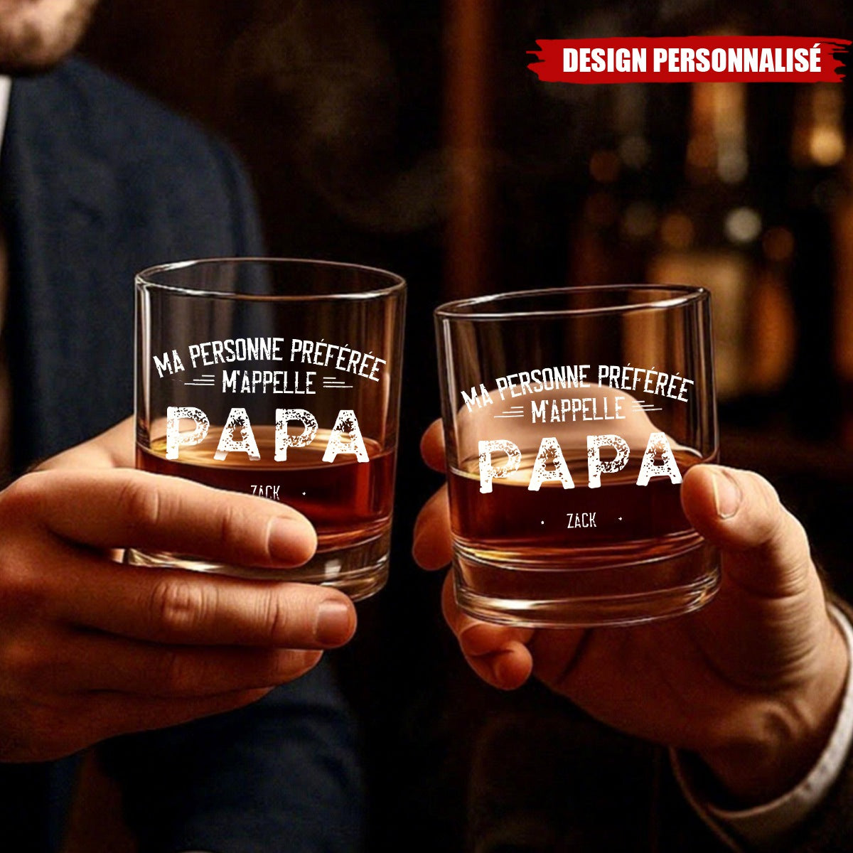 Verre à Whisky Personnalisé – Ma Personne Préférée M’Appelle...