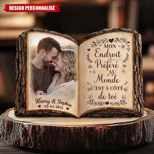 Plaque Couple Personnalisée – Cadeau d’Anniversaire Pour le Couple