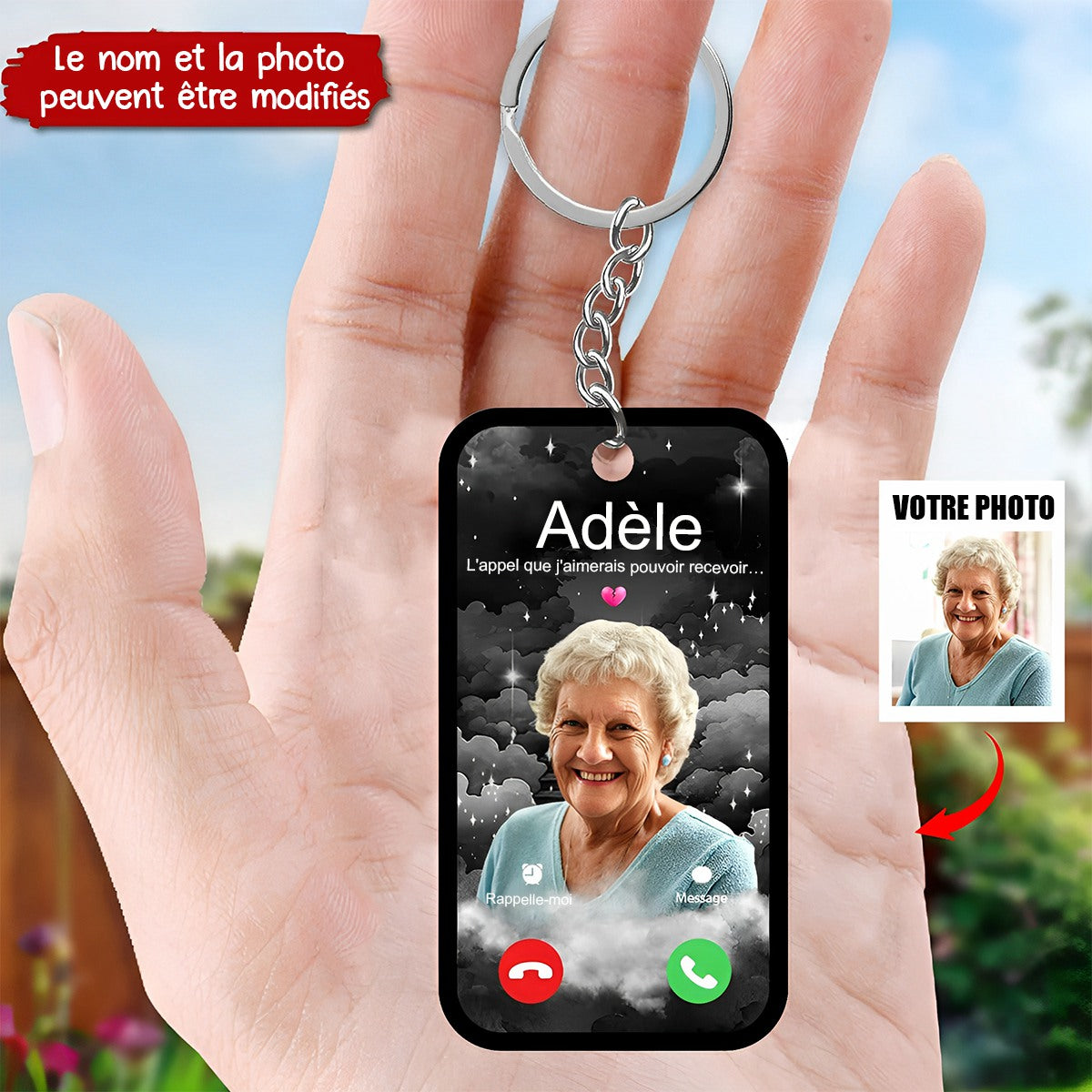 Le Cadeau Émotionnel Ultime – Porte-clés Appel Céleste Personnalisé