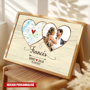 Affiche Personnalisée Couple – Le Lieu Où Tout a Commencé