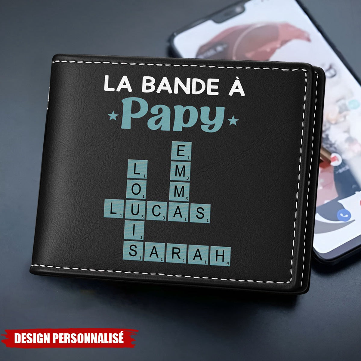 Portefeuille Personnalisé – La Bande de Papa