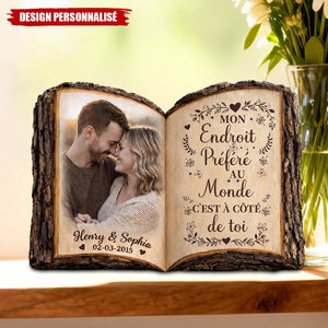 Plaque Couple Personnalisée – Cadeau d’Anniversaire Pour le Couple