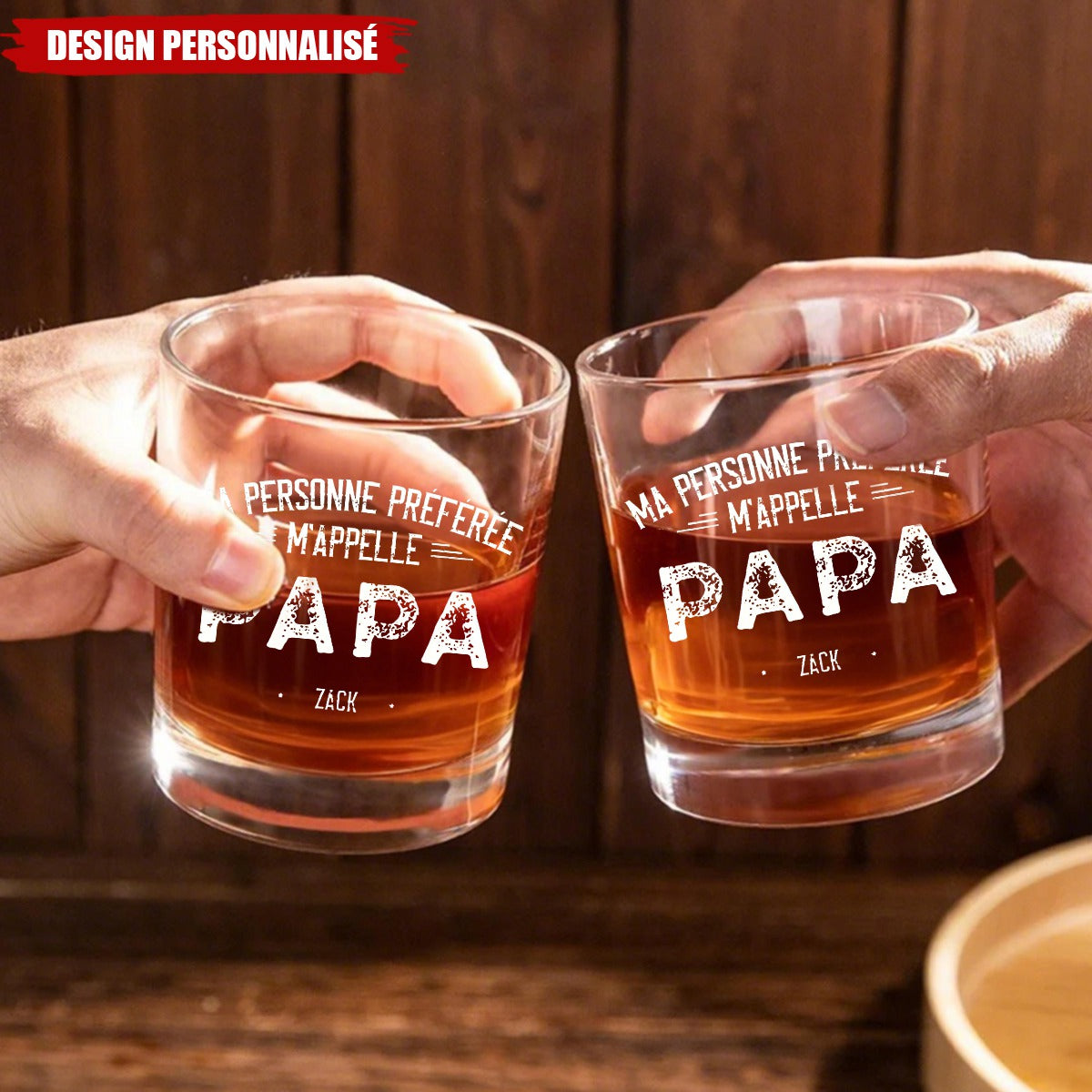 Verre à Whisky Personnalisé – Ma Personne Préférée M’Appelle...