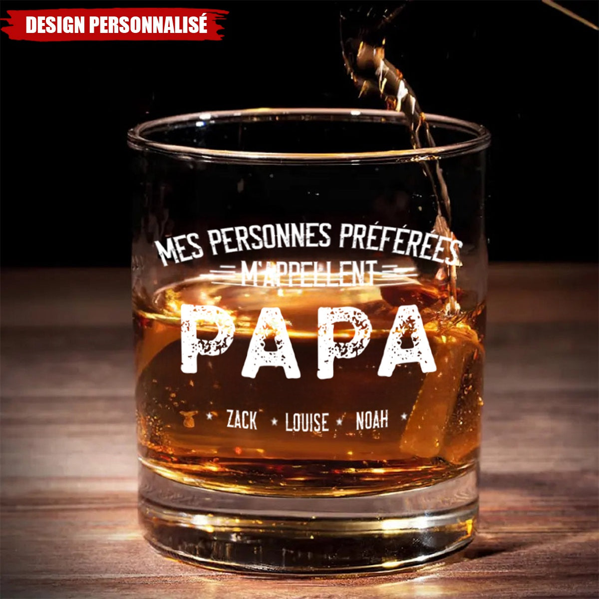 Verre à Whisky Personnalisé – Ma Personne Préférée M’Appelle...