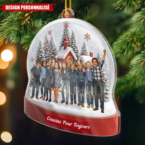 Ornement de Noël en Acrylique Personnalisé - Ensemble, c’est le meilleur endroit où être