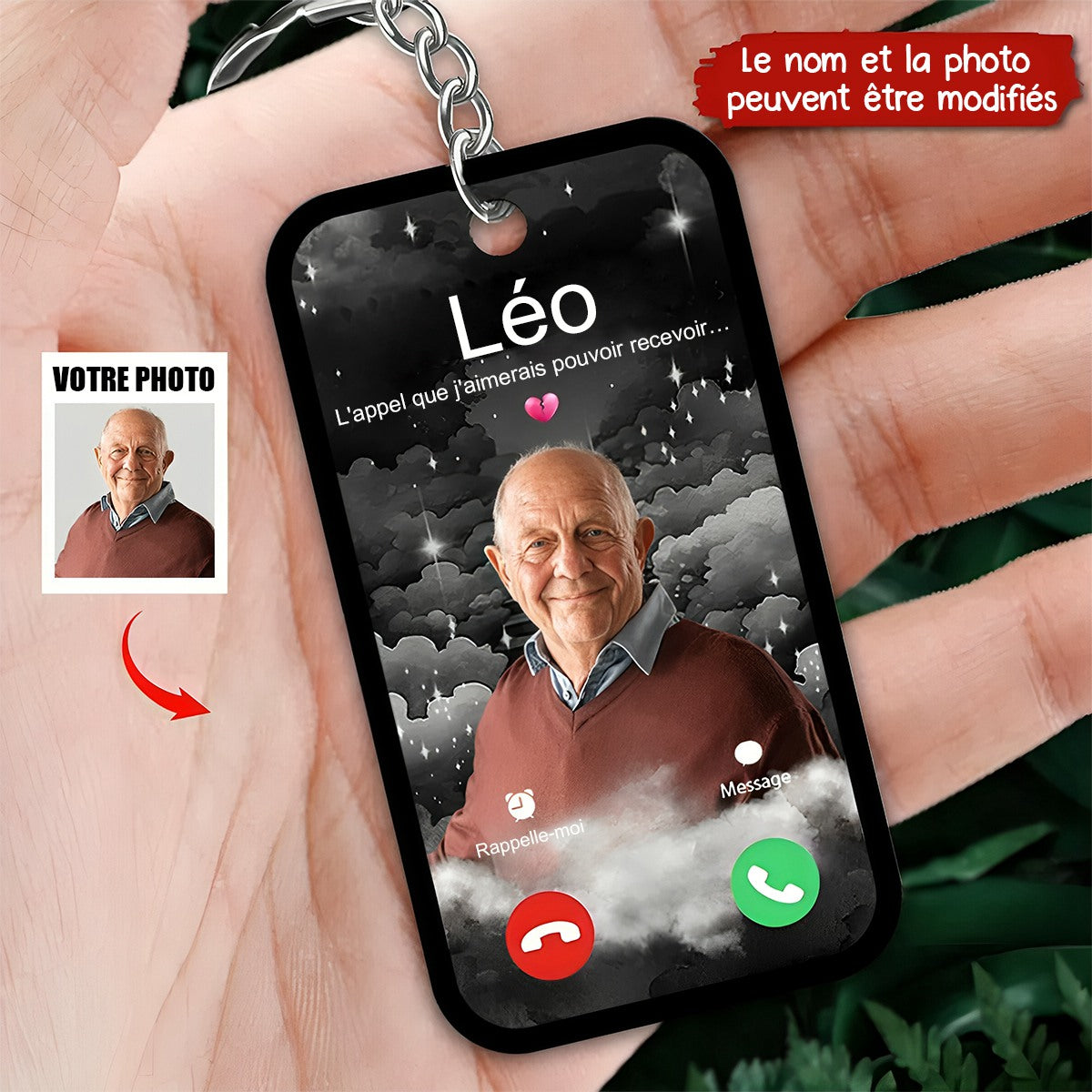 Le Cadeau Émotionnel Ultime – Porte-clés Appel Céleste Personnalisé