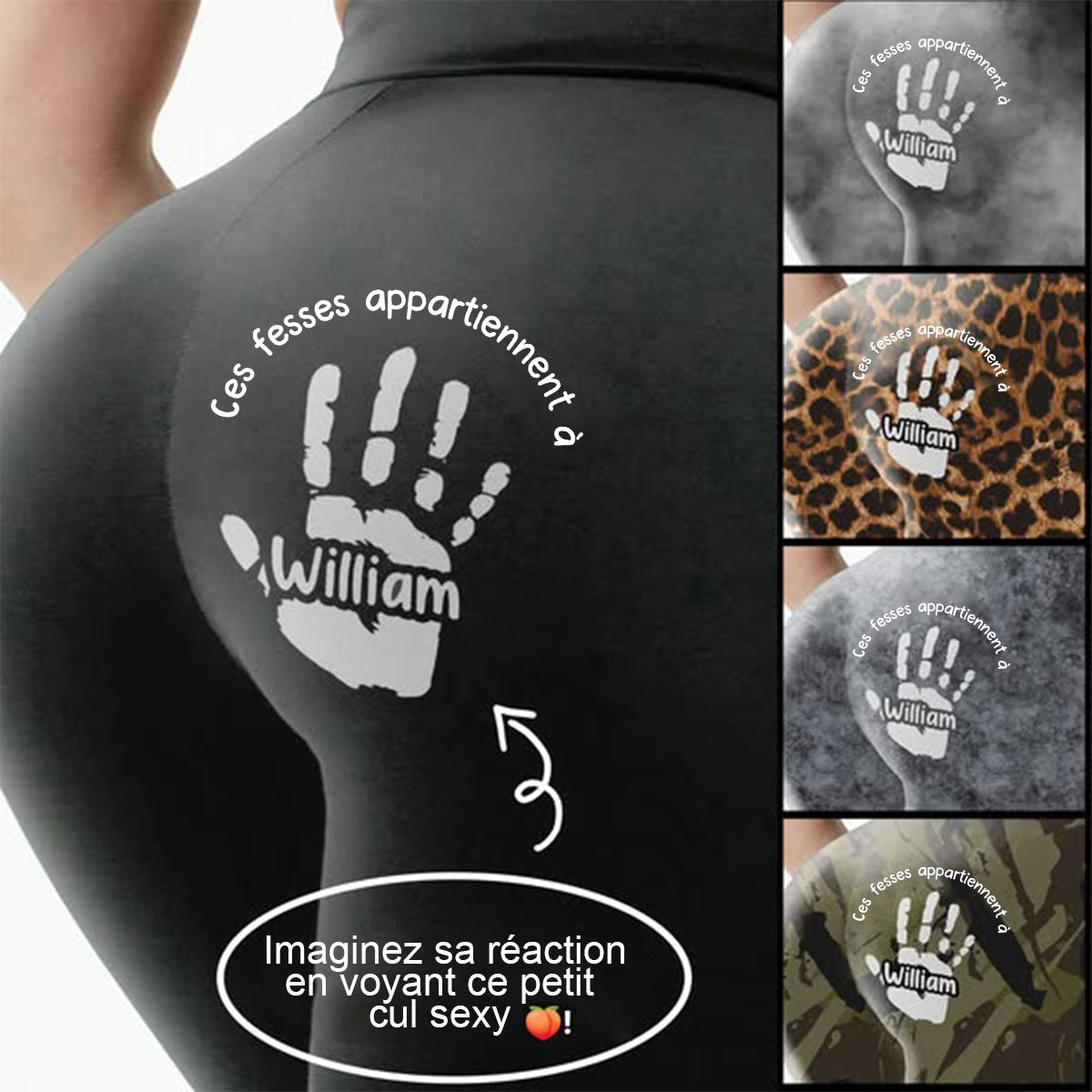 Ce p'tit cul est déjà pris - Cadeaux coquins pour femme – Leggings personnalisés