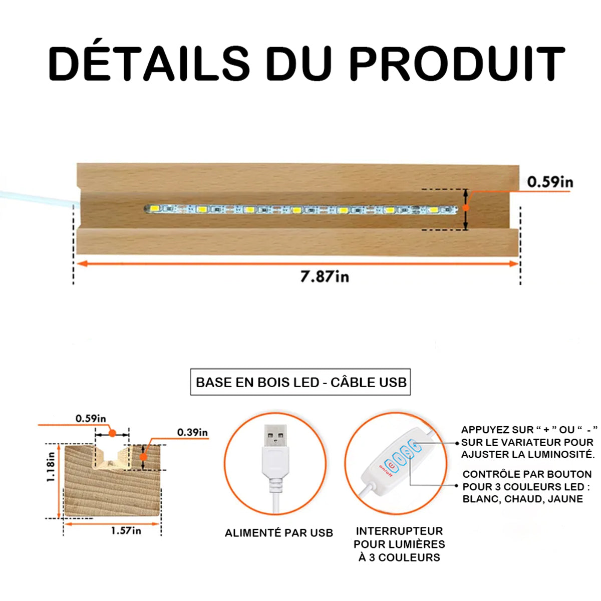 Lampe Photo Personnalisée "PAPA" avec Prénoms – Cadeau Émotionnel pour Papa