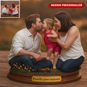 Plaque Photo Familiale Personnalisée – Un Cadeau Unique pour la Famille