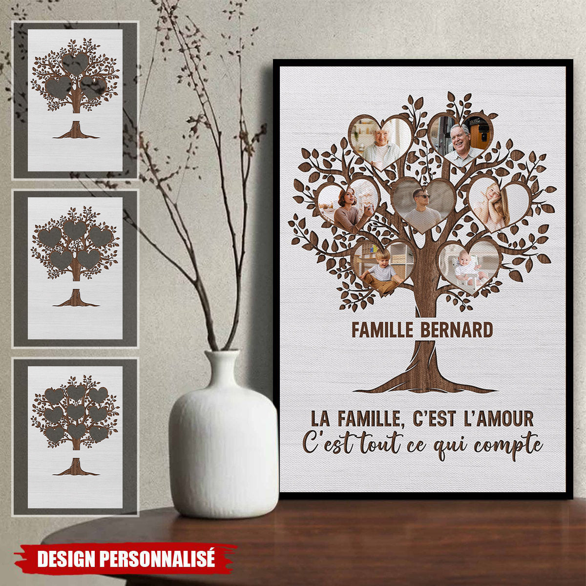 Affiche Personnalisée Famille – La Famille, C’est Tout Ce Qui Compte