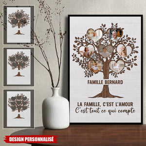 Affiche Personnalisée Famille – La Famille, C’est Tout Ce Qui Compte
