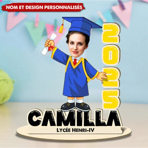 Pancarte Personnalisée pour Souvenir de Remise de Diplôme – Promotion 2025
