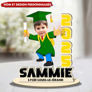 Pancarte Personnalisée pour Souvenir de Remise de Diplôme – Promotion 2025