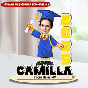 Pancarte Personnalisée pour Souvenir de Remise de Diplôme – Promotion 2025