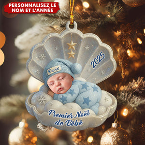 Ornement de Premier Noël de Bébé - Cadeau Unique et Tendre