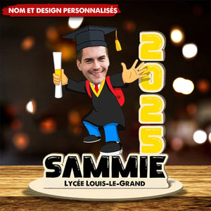 Pancarte Personnalisée pour Souvenir de Remise de Diplôme – Promotion 2025