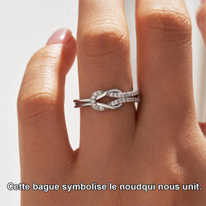 Bague Nœud d'Amour – Symbole de Lien Éternel