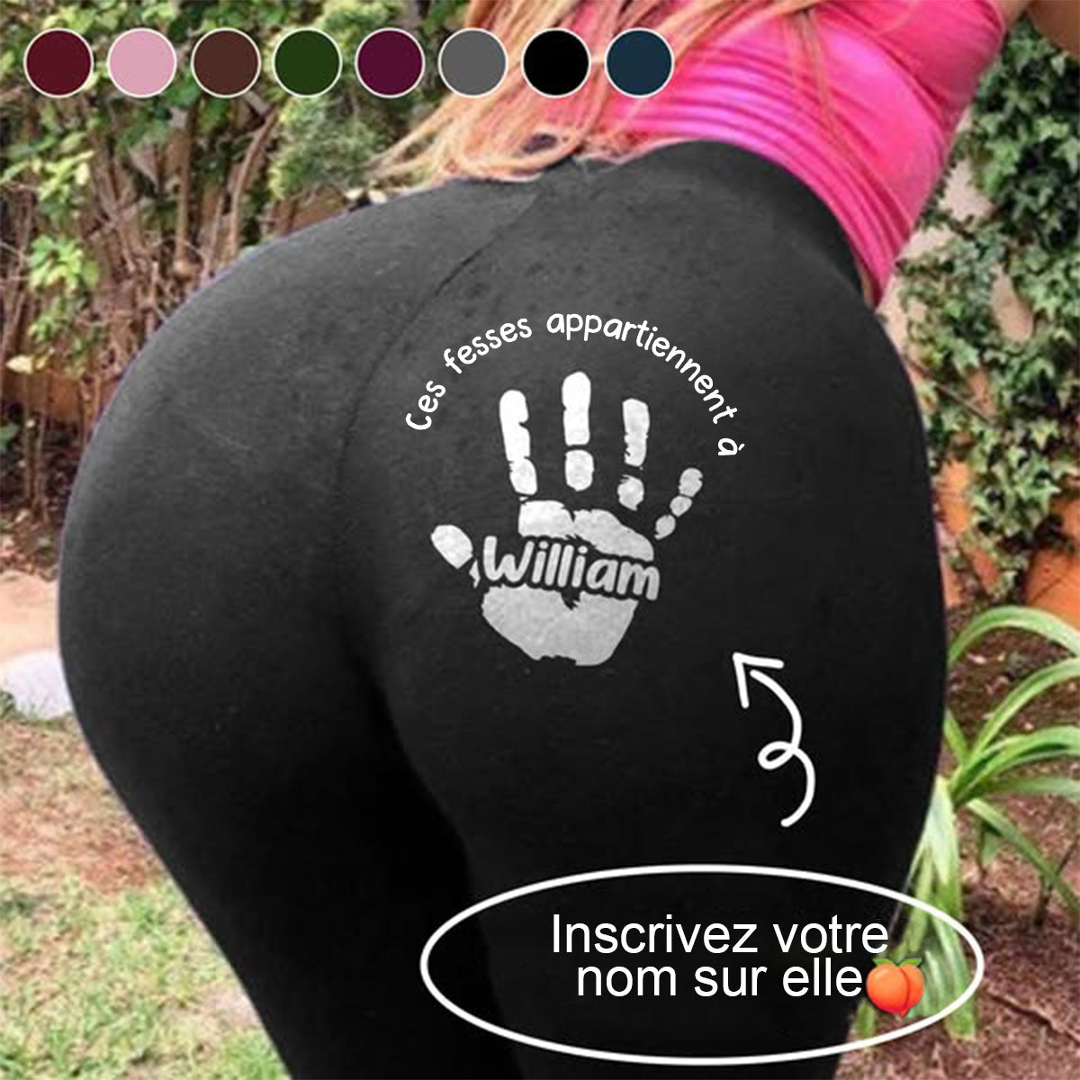 Ce p'tit cul est déjà pris - Cadeaux coquins pour femme – Leggings personnalisés