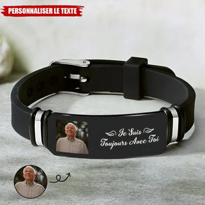 Bracelet Souvenir Personnalisé avec Photo – Je Suis Toujours Avec Toi