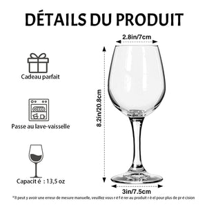 Verres à Vin Personnalisés – Flocon de Neige & Bonhomme de Neige pour Noël