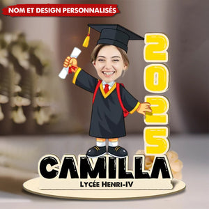 Pancarte Personnalisée pour Souvenir de Remise de Diplôme – Promotion 2025