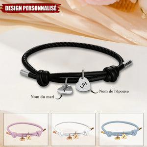 Bracelets Couple Personnalisés – À Jamais Liés
