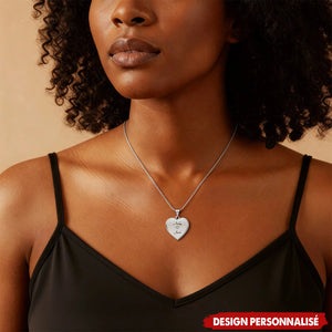Collier Cœur Personnalisé — Gravé avec Vos Prénoms