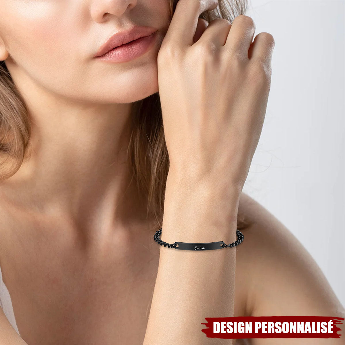 Bracelet Personnalisé avec Nom – Cadeau Élégant pour Femmes