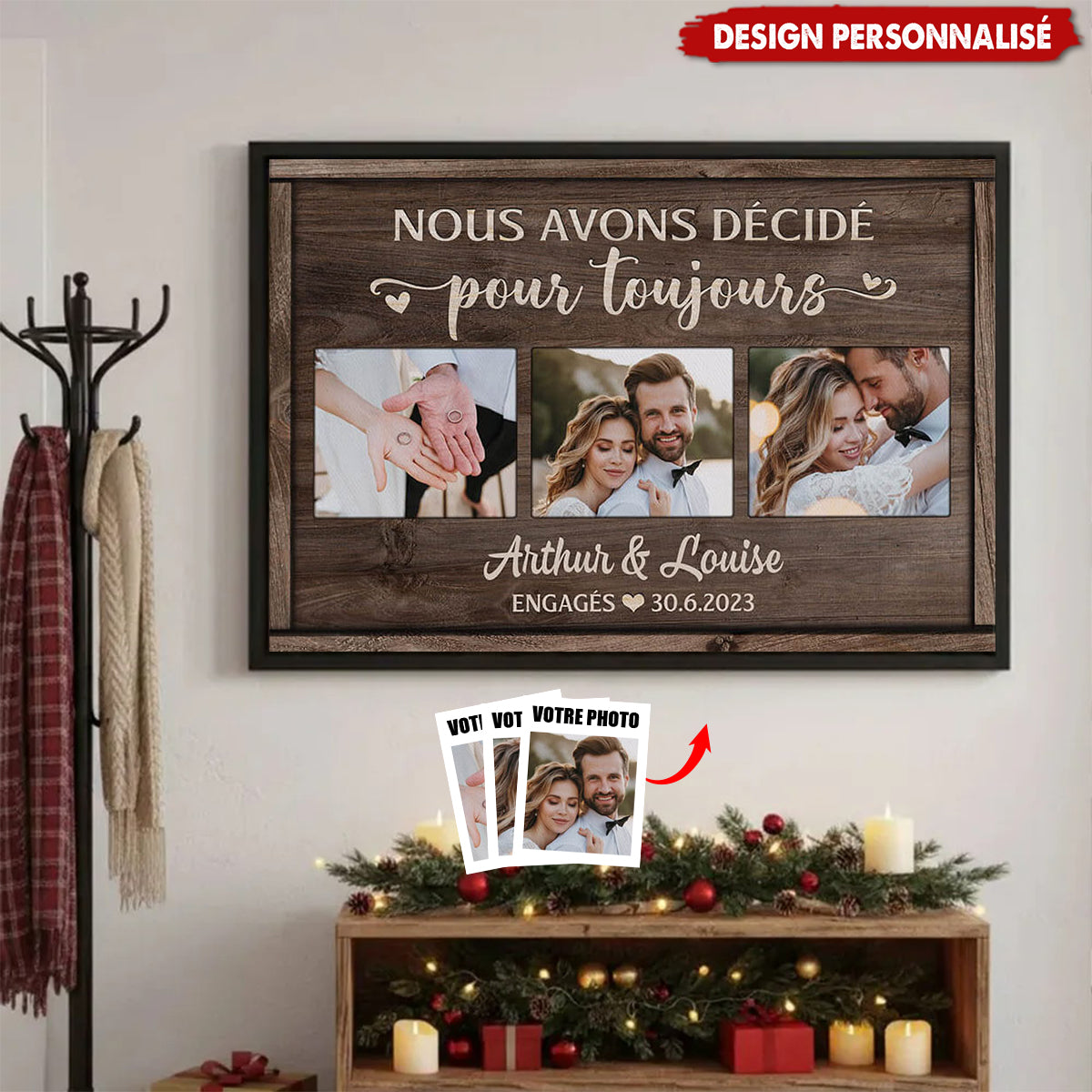 Affiche Personnalisée Couple - Nous Avons Décidé Pour Toujours