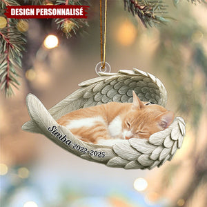 Décoration Commémorative Personnalisée – Ange Gardien pour Animal de Compagnie