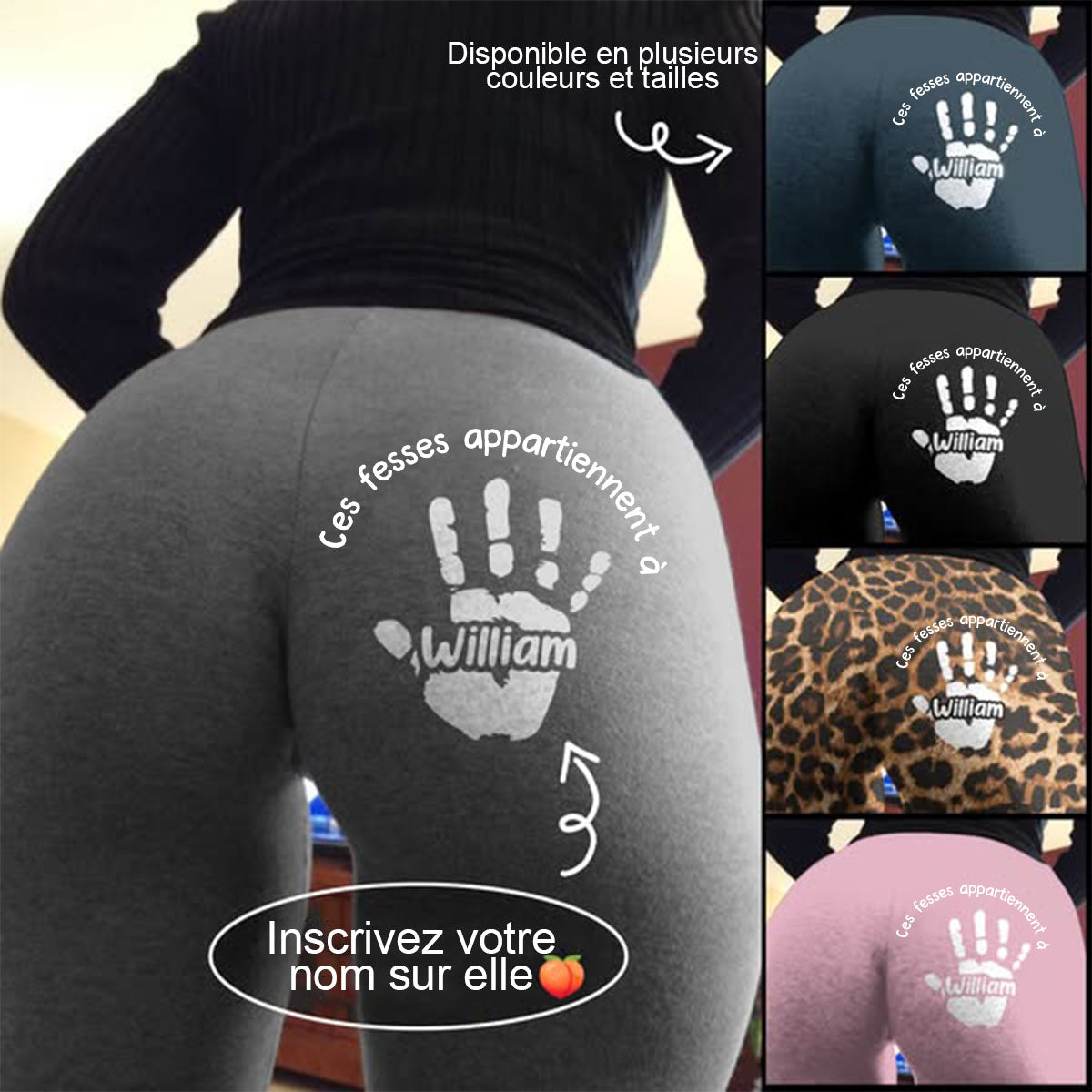 Ce p'tit cul est déjà pris - Cadeaux coquins pour femme – Leggings personnalisés