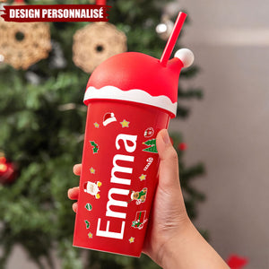 Gobelet de Noël Personnalisé pour Enfant - Cadeau Festif et Unique