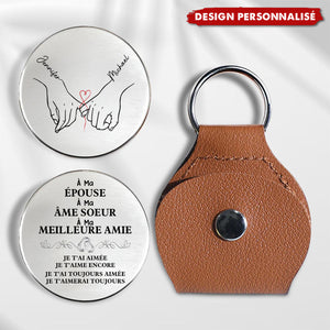 Porte-Clés couple personnalisé - À Mon Mari, Mon Âme Soeur, Mon Meilleur Ami