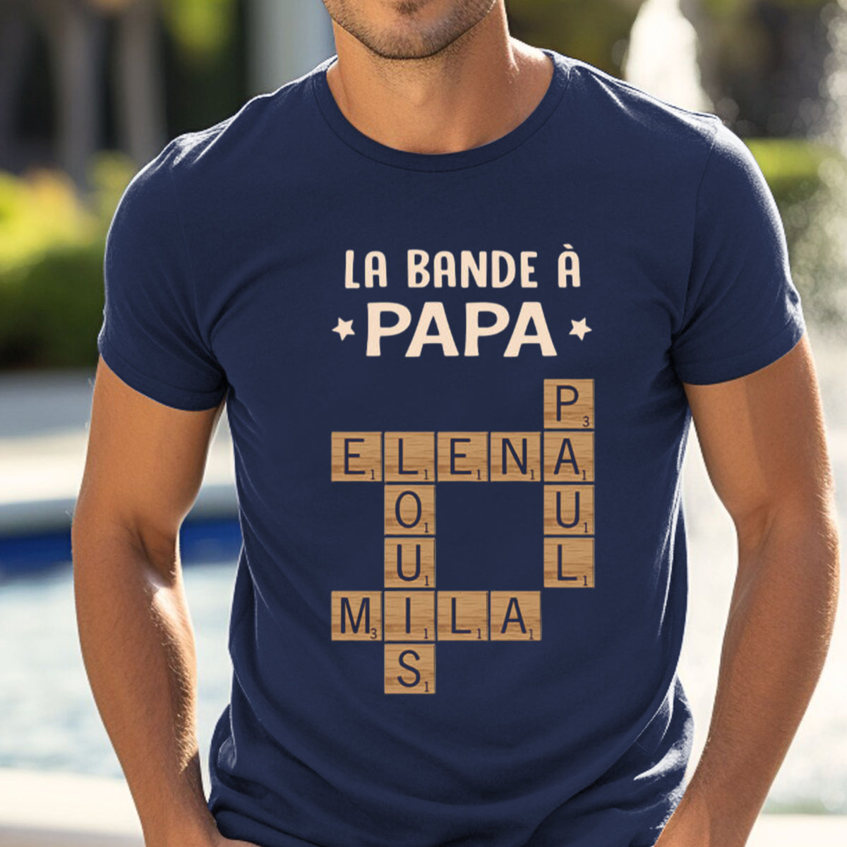 T-shirt Personnalisé “La Bande à Papa” – Cadeau Unique pour les Papas