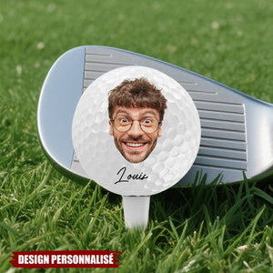 Balle de Golf Personnalisée avec Photo et Texte Humour