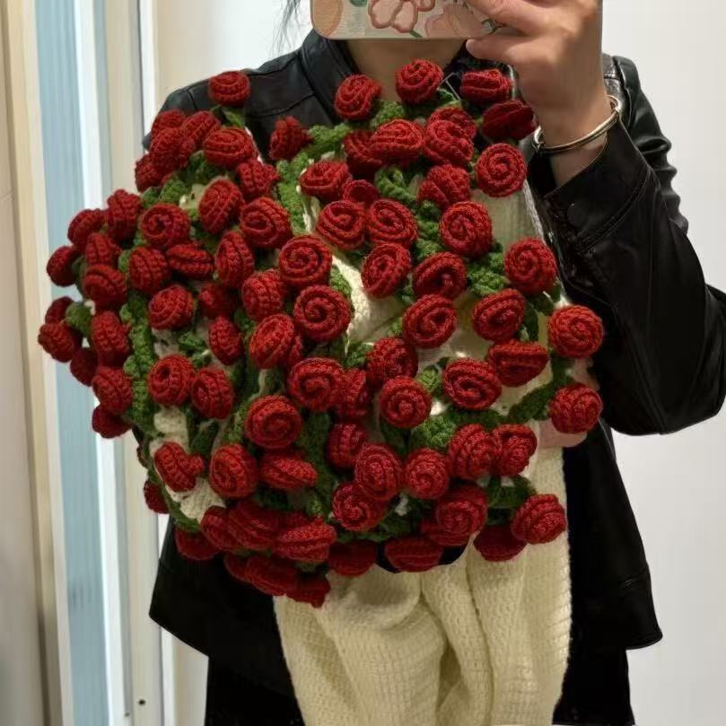 Couverture-bouquet personnalisée faite main